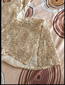Sparkly Gold Party Top