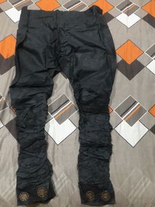 Stylish Black Ruched Pants