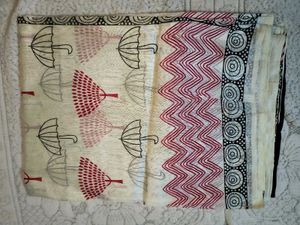 GREY AND BEIGE 2 COTTON SAREE COMBO