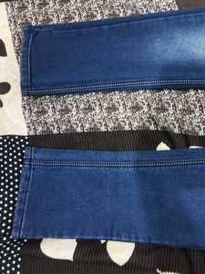 Mens Casual Slim Fit, Navy Blue Jeans