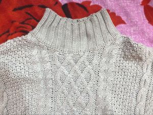 Cable Knit Turtleneck Sweater