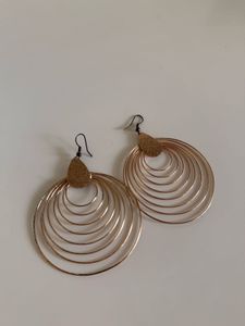Gold Tone Hoop Earrings