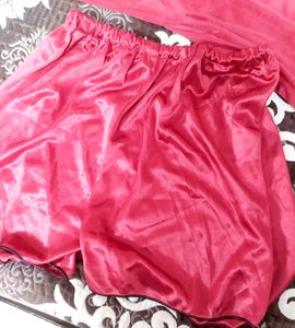 Night Wear - 3 Piece - Maroon