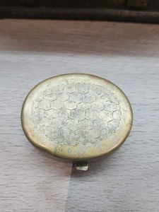 Vintage Brass Pill Box