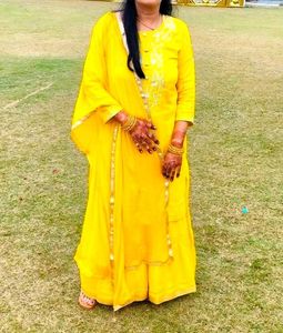 Kurta Sharara Dupatta Set