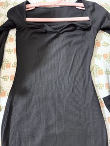 Elegant Black Bodycon Dress