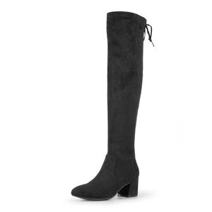 Black Suede Knee boots