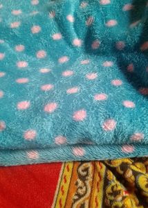 Cute Polka Dot Plush Fabric