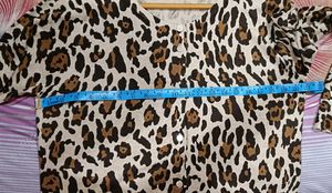 Designer Animal Print Cardigan