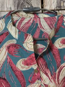 Blue Pink Kurti