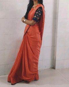 Readymade Blouse With Saree