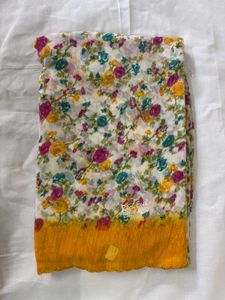 Floral Print Saree
