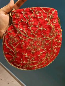 Red Potli BAG On SALE