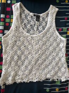 White See Through Top