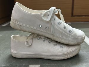 White Canvas Sneakers