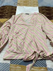 Ajio Cute Top With Tie Up