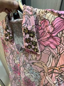 Floral Print Top and Palazzo Coord Set