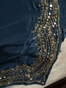 Blue Saree Beautiful