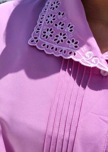 Vintage Shirt With Designer Collar