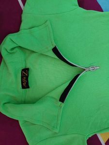 Bright Green Pullover