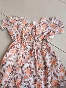 Floral Print Mini Dress