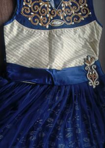 Elegant Blue Women&#39;s Ethnic Dress