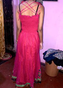 Pink Colour Lehenga With Blouse Chunni