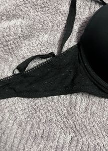 Black Padded Bra