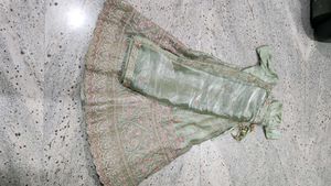 Elegant Sage Green Lehenga