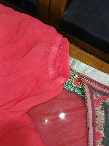 Emerald Green Embroidered Sharara set