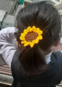 Crochet Sunflower Grip
