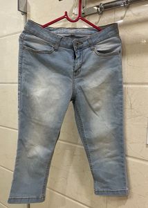 Denim Capri