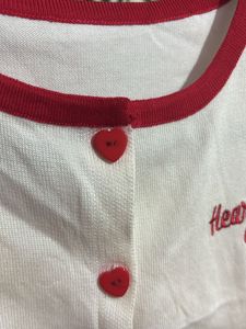 Heart Button Crop Top 💌