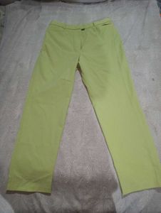 Lime green trousers