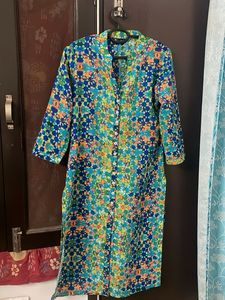 Floral Print Kurta
