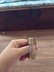Statement Cuff Bracelet with Crystal Detail