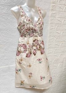 Tops &amp; Dresses For Rs.99 Only/ Floral  White Dress