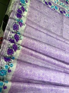 Floral Printed Designer Cotton Saree