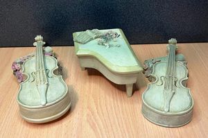 Combo of Musical Instruments Decor