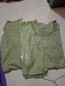 Elegant Green Kurta Set