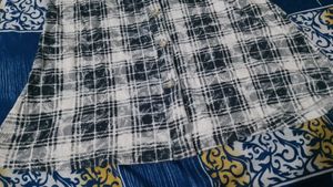 Plaid Button-Down Top
