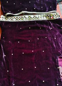 Purple Velvet co-ord set