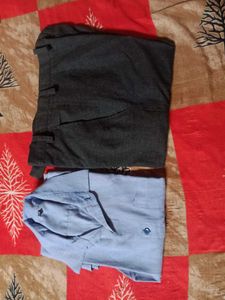 Blue Casual Shirt with pant