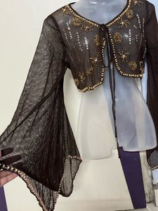 Pintrest korean embroidered mauve jacket