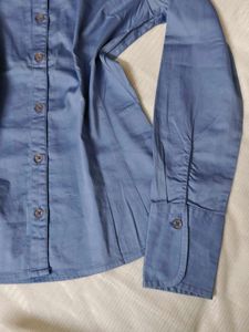 Allen Solly Shinny Blue Shirt
