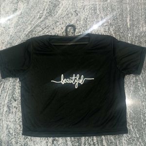 Black Crop Top