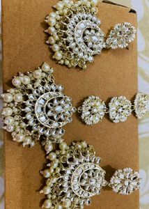 Stunning Earrings With Mangteeka