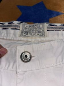 Stylish White Slim Fit Jeans