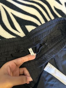Black Striped Pants