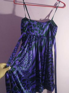 Purple Animal Print Dress